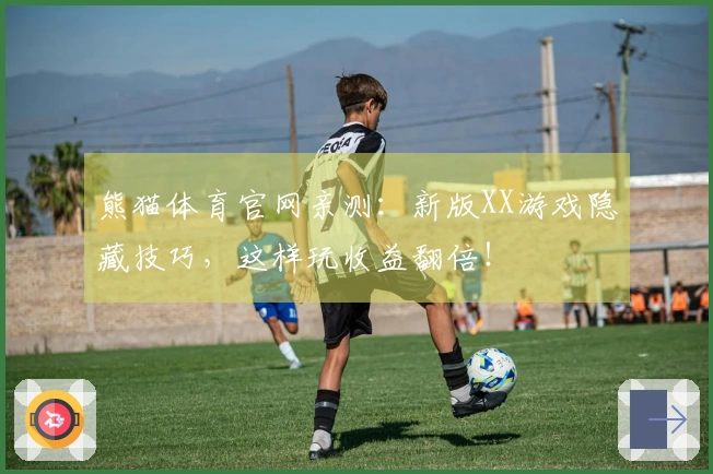 熊猫体育官网亲测：新版XX游戏隐藏技巧，这样玩收益翻倍！